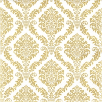 Servietten 25x25 cm - Elegant gold