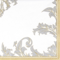 Servietten 25x25 cm - Luxury gold/silver