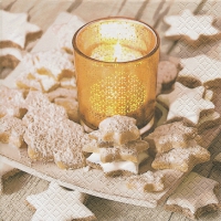 Servietten 33x33 cm - Christmas Cookies