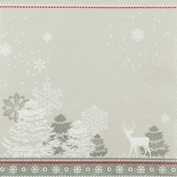 Servietten 33x33 cm - Winter Silhouettes