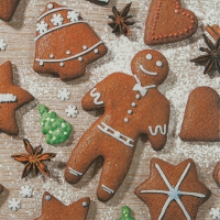 Servietten 33x33 cm - Zuckerb?ckerei