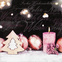 Servietten 33x33 cm - Christmas Romance