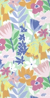 Buffet Servietten - FLOWER COLLAGE light green Buffet Servietten - FLOWER COLLAGE light green
