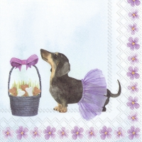 Servietten 25x25 cm - BUNNY DOGS