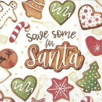 Servietten 25x25 cm - LOVE AND COOKIES