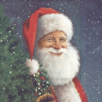 Servietten 25x25 cm - SANTA IS WAITING FOR CHRISTMAS Servietten 25x25 cm - SANTA IS WAITING FOR CHRISTMAS