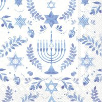 Servietten 25x25 cm - HANUKKAH