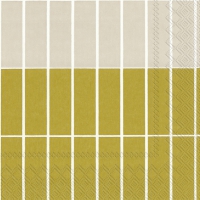 Servietten 25x25 cm - TIILISKIVI RAITA gold Servietten 25x25 cm - TIILISKIVI RAITA gold