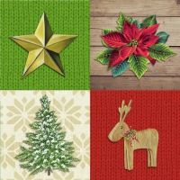 Servietten 25x25 cm - X-MAS DECORATION Servietten 25x25 cm - X-MAS DECORATION