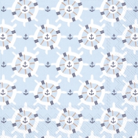 Servietten 25x25 cm - BOAT TRIP light blue Servietten 25x25 cm - BOAT TRIP light blue