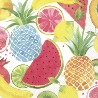 Servietten 25x25 cm - FRUITY FRUITS Servietten 25x25 cm - FRUITY FRUITS