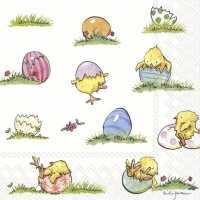 Servietten 33x33 cm - LOVELY LITTLE CHICKS