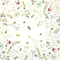 Servietten 33x33 cm - LIGHT FLOWERS