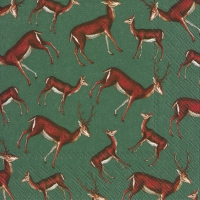 Servietten 33x33 cm - FOREST DEER