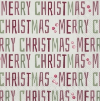 Servietten 33x33 cm - WINTER MERRY CHRISTMAS linen Servietten 33x33 cm - WINTER MERRY CHRISTMAS linen