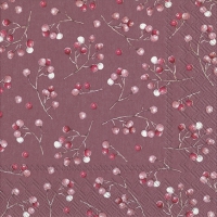 Servietten 33x33 cm - WINTER BERRIES red Servietten 33x33 cm - WINTER BERRIES red