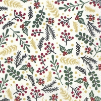 Servietten 33x33 cm - NATURAL WINTER Servietten 33x33 cm - NATURAL WINTER