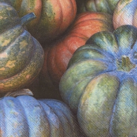 Servietten 33x33 cm - PUMPKINS