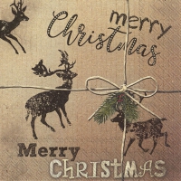 Servietten 33x33 cm - CHRISTMAS PRESENT Servietten 33x33 cm - CHRISTMAS PRESENT