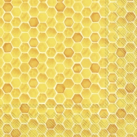 Servietten 33x33 cm - BEE INSPIRED yellow