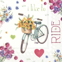 Servietten 33x33 cm - I LOVE MY BIKE Servietten 33x33 cm - I LOVE MY BIKE