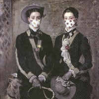 Servietten 33x33 cm - THE TWINS