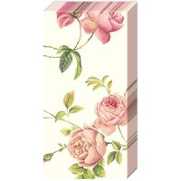 Taschentücher - NEW RAMBLING ROSE cream