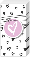Taschentücher - HEARTS FOR LOVE white