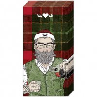 Taschentücher - HIPSTER SANTA