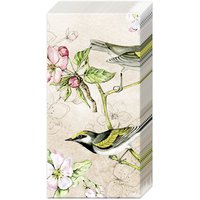 Taschentücher - BIRDS SYMPHONY cream
