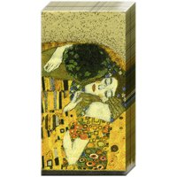 Taschentücher - DER KUSS gold Taschentücher - DER KUSS gold