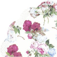 Servietten - Rund - SCARLETT white Servietten - Rund - SCARLETT white