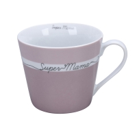 Porzellan-Tasse -  Super Mama 