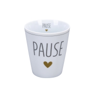 Porzellan-Becher -  Pause 