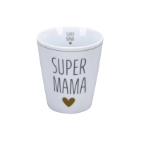 Porzellan-Becher -  Super Mama 
