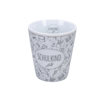 Porzellan-Becher -  Schulkind 