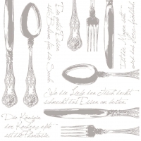 Linclass Servietten 40x40 cm - Heidelberg (silber) Linclass Servietten 40x40 cm - Heidelberg (silber)