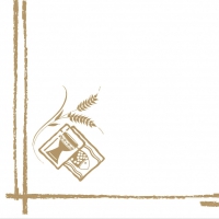 Linclass Servietten 40x40 cm - Kommunion/Konfirmation Linclass Servietten 40x40 cm - Kommunion/Konfirmation