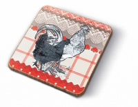 Kork Untersetzer - The Cry Of Rural Rooster Kork Untersetzer - The Cry Of Rural Rooster