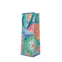 10 Geschenktaschen - Patchwork Jeans bottle 10 Geschenktaschen - Patchwork Jeans bottle