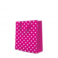 10 Geschenktaschen - Dotsy Check fuchsia 10 Geschenktaschen - Dotsy Check fuchsia