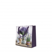 10 Geschenktaschen - Lavender in Bucket