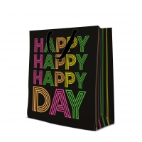 10 Geschenktaschen - Birthday Neons