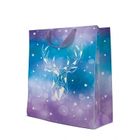 10 Geschenktaschen - Reflex Geometric Deer 