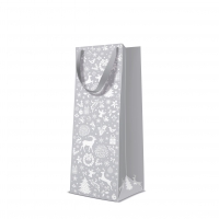 10 Geschenktaschen - Celebrate Christmas silver