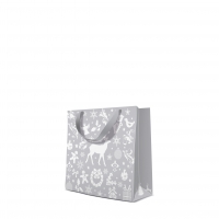 10 Geschenktaschen - Celebrate Christmas silver