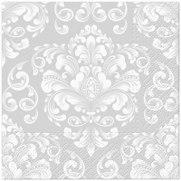 Servietten 25x25 cm - Beautiful Moments (silver)