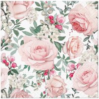 Servietten 25x25 cm - Gorgeous Roses