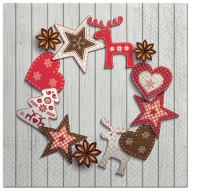 Servietten 33x33 cm - Nordic Decoration