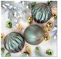 Servietten 33x33 cm - Turquoise Decorations